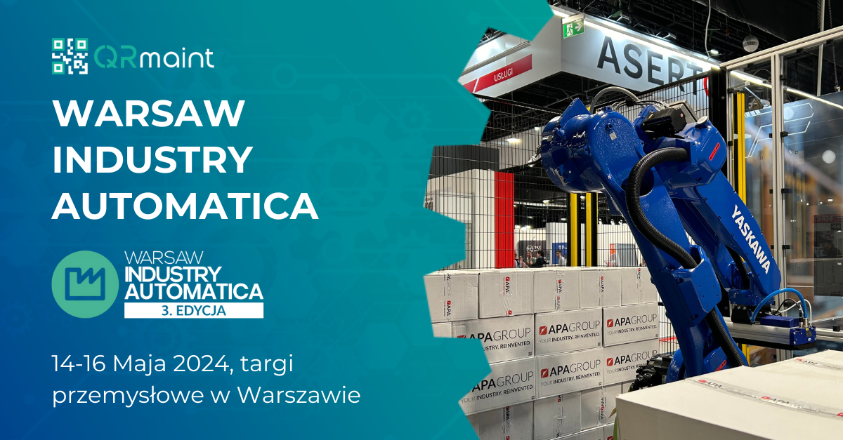 PTAK EXPO Warsaw Industry Automatica 2024 QRmaint