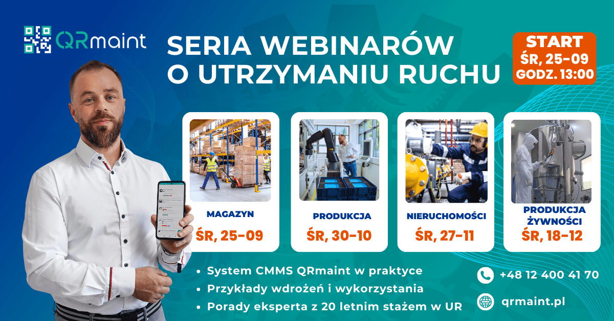 Webinary o utrzymaniu ruchu